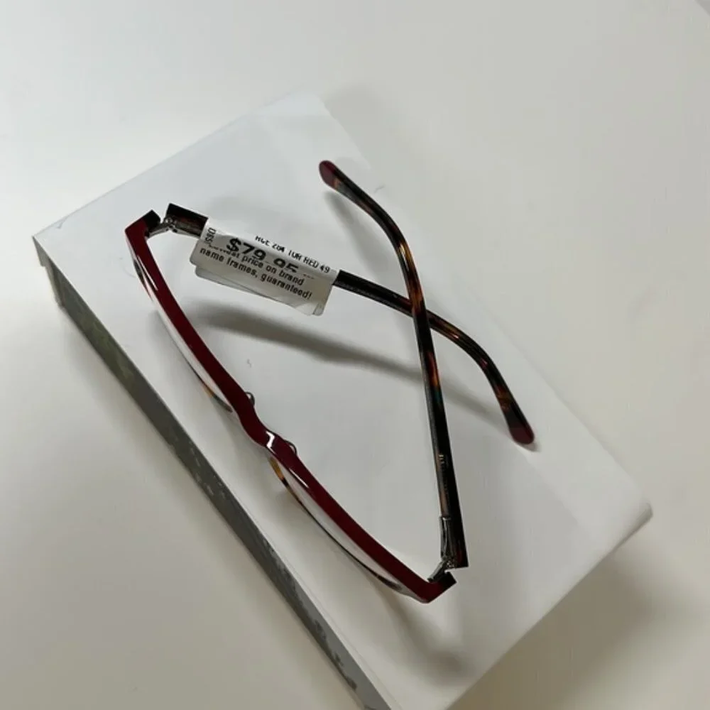 Runway Couture Eyewear RCE284 Tortoise/Red Eyeglasses
